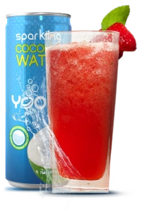 Yoopy frozen coconut rosé mocktail