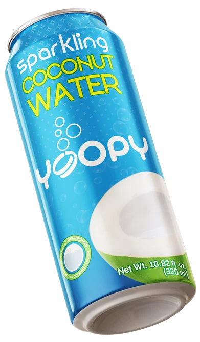 Sparkling coconut water