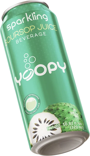Sparkling soursop juice