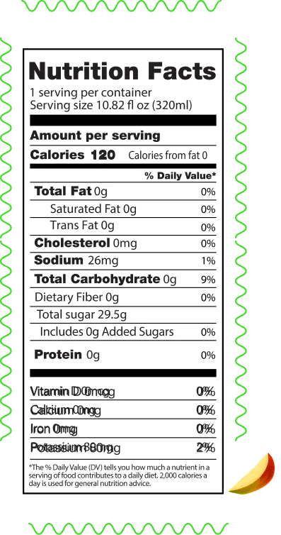Nutrition facts