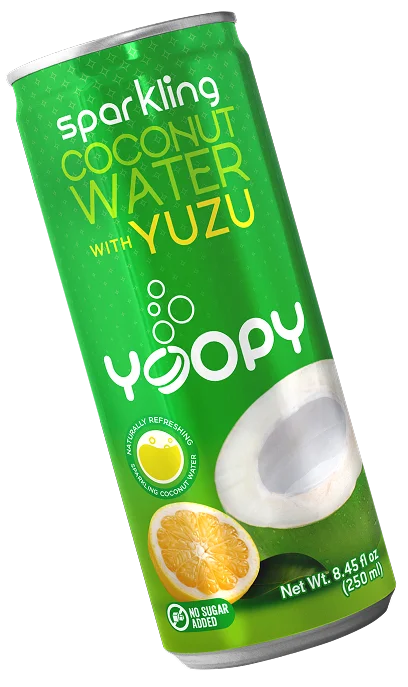 SUGAR FREE<br> COCONUT WITH YUZU <span>sparkling water</span>